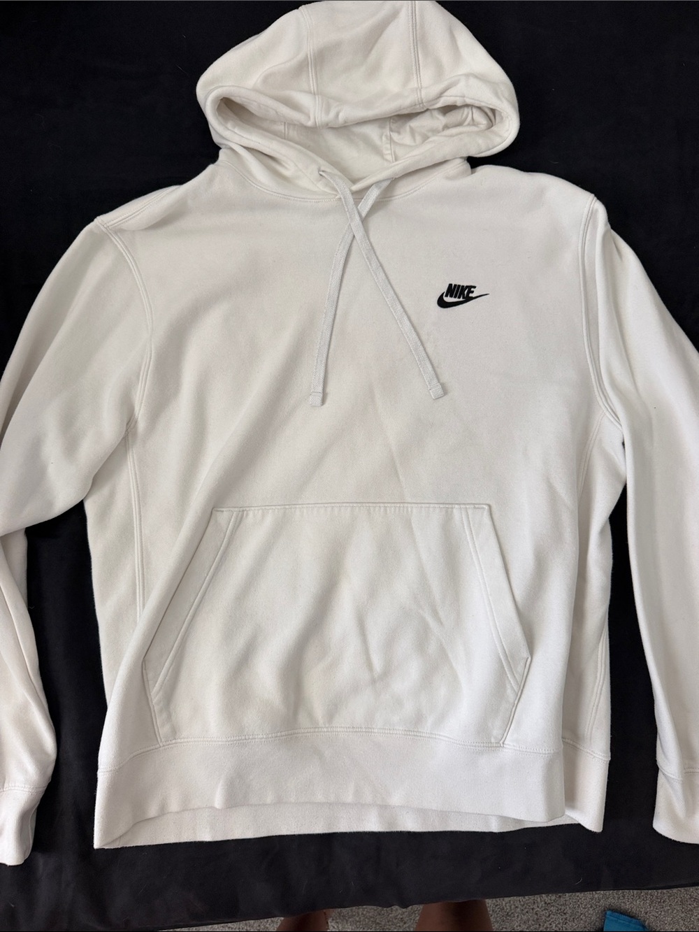 Nike White Pullover Hoodie